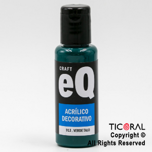 ACRIL.DECOR.EQ 913 VERDE TALO 50ML X 6 UNIDADES